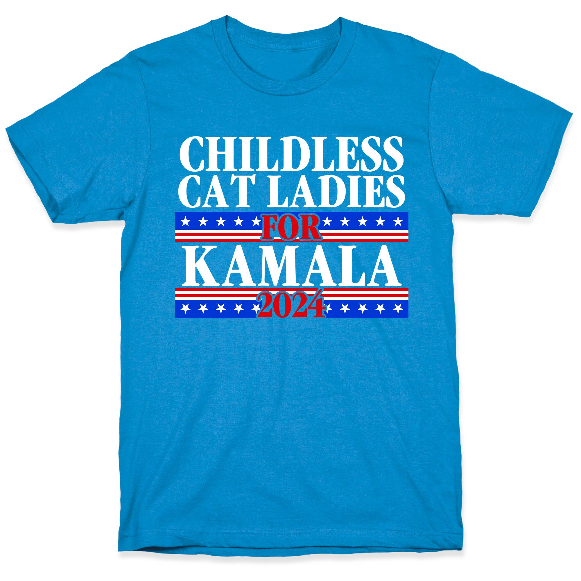 Patriotic Childless Cat Ladies for Kamala T-Shirt